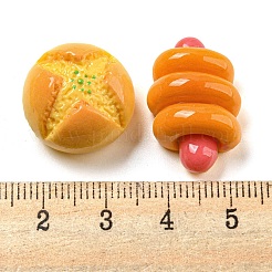 Undurchsichtige Decoden-Cabochons aus Kunstharzimitat für Lebensmittel CRES-H002-01E