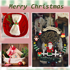 40 stücke 10 arten weihnachtsthema opake harz cabochons CRES-SC0002-56