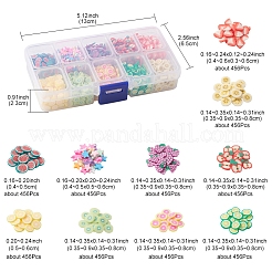 60g 10 Stil handgemachte Fimo Nail Art Dekoration CLAY-FS0001-31