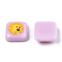 Undurchsichtige Harz-Email-Cabochons CRES-N031-029