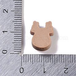 Undurchsichtige Harz-Cabochons mit Weihnachtsmotiv RESI-H162-06M