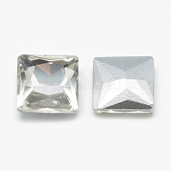 Similistein Cabochons Glas Strass RGLA-T027-8x8mm-01