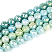 Антикоррозийные гальванические стеклянные бусины&nbsp;GLAA-N010-10mm-13