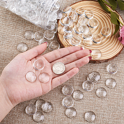 Transparente Glas Cabochons GGLA-CD0001-01