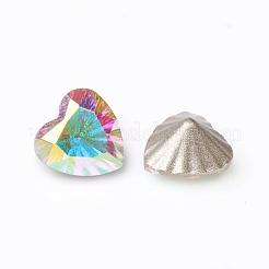Galvanisierte Glas-Strass-Cabochons RGLA-G016-F02