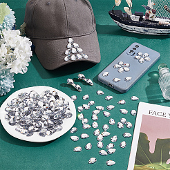 250 Stück Acryl-Strass-Cabochons GACR-FG0001-13