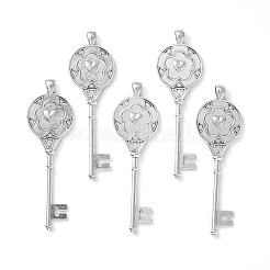 Tibetischer Stil Legierung schlüsselanhänger Cabochon Lünette Fassungen X-PALLOY-J494-51AS