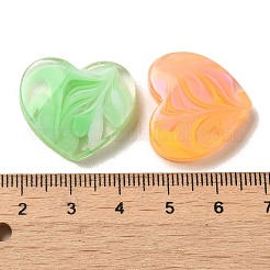 Decoden-Cabochons aus transparentem Harz mit Farbverlauf RESI-D008-06A