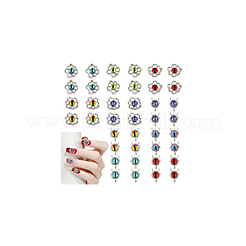 40 Stück 10 Stile Böser Blick Harz & Glas Cabochons MRMJ-GA0001-21