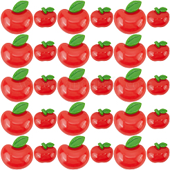 80 Stück 2 Stile Lehrertag Harz Decoden Cabochons CRES-SC0002-86