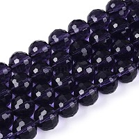 Прозрачные стеклянные бусины&nbsp;GLAA-R095-10mm-37