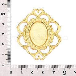 Cabochon-Anschlussfassungen aus Eisenfiligran IFIN-N011-03G