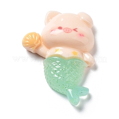 Cartoon-Cabochons aus undurchsichtigem Harz RESI-G071-04C
