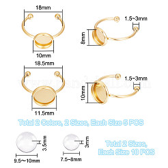 DIY Rohling-Set zur Herstellung von Manschettenringen DIY-UN0005-18
