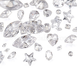 7 Stil Zirkonia-Cabochons ZIRC-CD0001-07