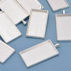 Aluminium-Anhänger Fassungen für Cabochons X-PALLOY-2418-S-LF