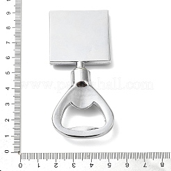 Cabochon-Komponente für Flaschenöffner aus Zinklegierung PALLOY-D312-01P-04