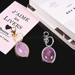 Natürliche Amethyst flach zurück Cabochons PH-G-G741-13x18mm