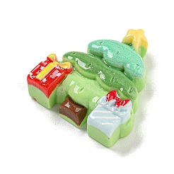 Weihnachts-Deko-Cabochons aus undurchsichtigem Harz RESI-U006-05E