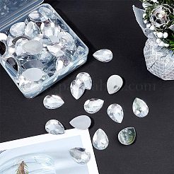 Acryl Strass Cabochons flach zurück GACR-FG0001-01
