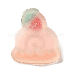 Decoden-Cabochons aus durchscheinendem Harzimitat für Lebensmittel RESI-H147-01M