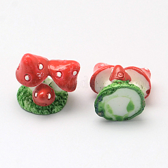 Herbstthema Pilz Harz Decoden Cabochons CRES-R183-06D