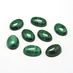 Oval natürliche Malachit cabochons X-G-O147-03F