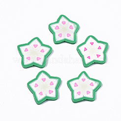 Handgemachter Ton-Cabochon CLAY-T016-18B