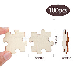 Holz Cabochons WOOD-GF0001-06