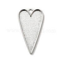 Тибетский стиль сплава сеттинги кабошон большой кулон&nbsp;TIBEP-LF11251Y-P-NR