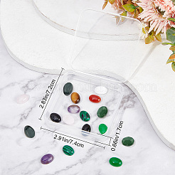 20 Stück 10 Stile natürliche und synthetische gemischte Edelstein-Cabochons-Set G-SC0002-32