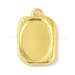 Cabochon-Fassungen für Anhänger aus Edelstahl 304 STAS-A097-17G