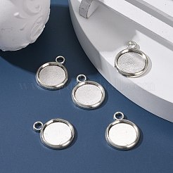 Tibetischen stil Anhänger Fassungen für Cabochons TIBE-A19755-AS-LF