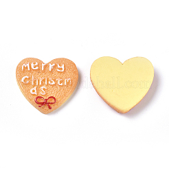 Deko-Cabochons aus Kunstharz mit Weihnachtsmotiv RESI-CJC0001-37C