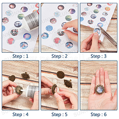 DIY Fingerring Bausätze making DIY-SC0011-21AB