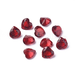 Transparente Glas-Cabochons mit spitzem Rücken GLAA-WH0015-37A