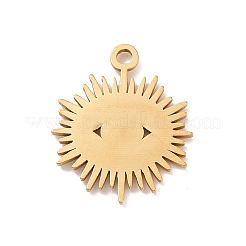Cabochon-Fassungen für Anhänger aus Edelstahl 304 STAS-G287-17G