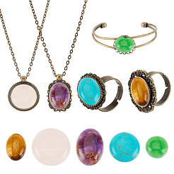 DIY-Set zur Herstellung von Schmucksets aus Natursteinen DIY-SC0018-22