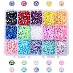 ABS Kunststoffimitation Perle Cabochons MRMJ-PH0001-27