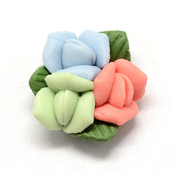 Handgemachte Porzellan Cabochons PORC-S1003-10B