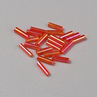 300шт прозрачные стеклянные круглые бусины из стекляруса&nbsp;GLAA-WH0015-74F
