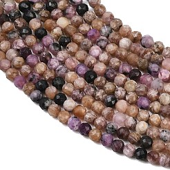 Естественно чароитовыми бисер пряди&nbsp;G-P618-3mm-04