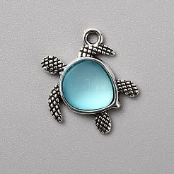 Tibetischer stil Aluminium Anhänger & Charms FIND-WH0050-01B