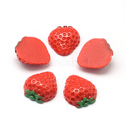 Decoden-Cabochons aus Erdbeerharz CRES-R183-09