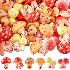 Undurchsichtige Decoden-Cabochons aus Harz RESI-SP0001-04A