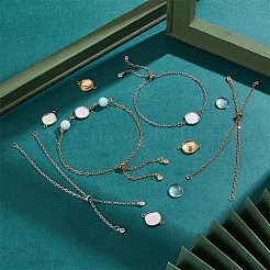 DIY Blanko-Kit zur Herstellung von Kuppelarmbändern DIY-UN0003-94