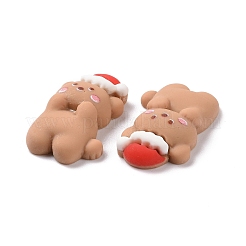 Undurchsichtige Harz-Cabochons des Weihnachtsthemas CRES-M013-04