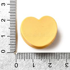 Cabochon aus opakem Harz mit Pfotenabdruckmotiv CRES-I040-02B