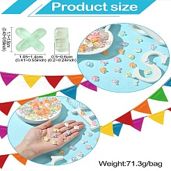 Durchscheinende Decoden-Cabochons aus Harz RESI-CJC0023-10A