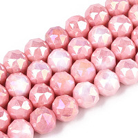 Антикоррозийные гальванические стеклянные бусины&nbsp;X-GLAA-N010-10mm-04